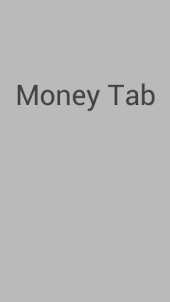 Money Tab
