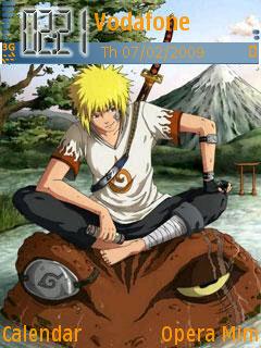 Free Nokia E71 4th Hokage Theme Software Download in Anime Tag