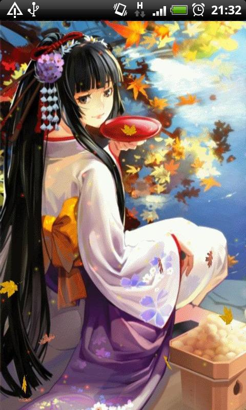 Free Android Autumn Anime Scenery Live Wallpaper Software Download