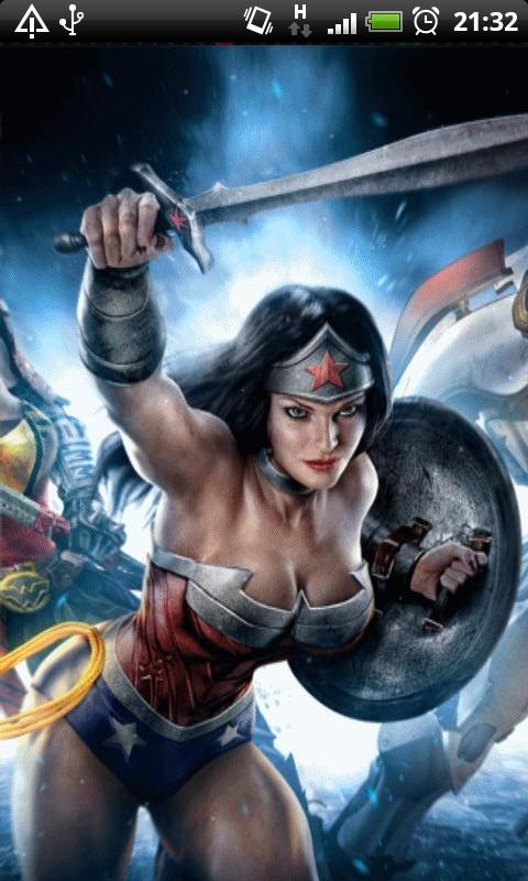 Free Android Wonder Woman Live Wallpaper Software Download in Cartoons Tag