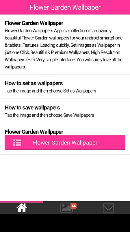 Free Android Flower Garden Wallpaper Software Download