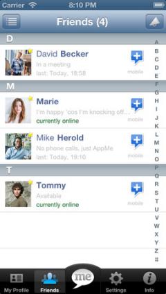 AppMe Chat Messenger for iPhone/iPad