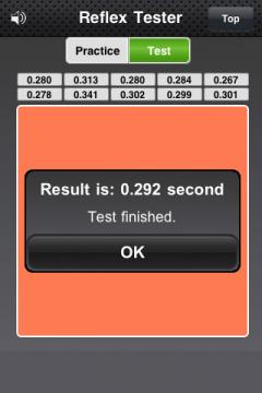 Reflex Tester (iPhone)