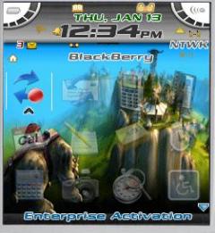 Worldcraft 1 Theme for Blackberry 7100