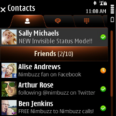 Nimbuzz ? Free calls and messaging (for S60 3rd Ed. FP2)