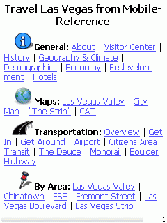 Travel Las Vegas - illustrated travel guide and maps