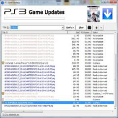 PS3 Game Updates