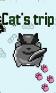 Cat`s trip: Run game in pixel style