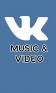 VKontakte music and video