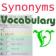 Synonyms - Vocabulary
