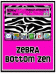 Zebra in Pink Bottom Zen 8520/Curve Theme