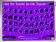 Typango - Full Screen Keyboard - Purple Buttons Skin