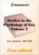 Studies in the Psychology of Sex, Volume 3 Analysis of the Sexual Impulse; Love and Pain; The Sexual Impulse in Women