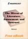 The Mirror of Literature, Amusement, and Instruction Volume 17, No. 490, May 21, 1831 for MobiPocket Reader
