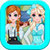 Dress up princess Anna and Elsa