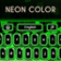 Keyboard Skin Colors Neon
