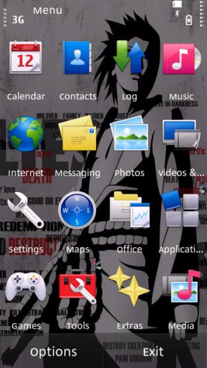 Tema Sasuke For Nokia 5800 Xpressmusic Symbian