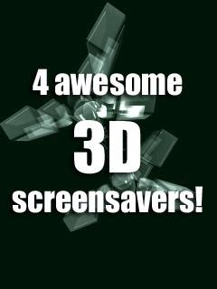 3D SCREENSAVERS for s60! Awesome collection!