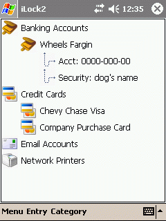 iLock e-Wallet Information Manager