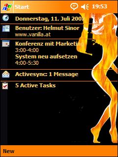 007 Animated Theme for Pocket PC