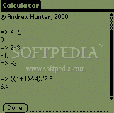 Screen Calculator