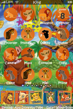 LionKing iPhone Theme