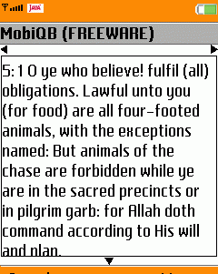 MobiQB (Mobile Quran Browser) v0.5
