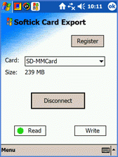 Softick Card Export