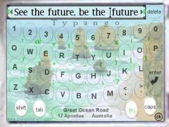 Typango - Full Screen Keyboard - Australian Coastline Skin