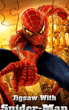 Jigsaw With Spider Man (240x400)