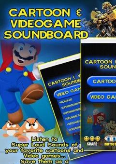 Cartoon & Videogame Soundboard