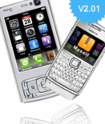 Download free Louis Vuitton theme for Symbian S40 3rd Edition.