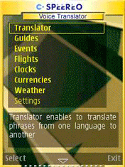 Speereo Voice Translator: English-Chinese Simplified/Traditional for S60V3