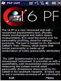 PRP 16 PF - Pesonality Profiling