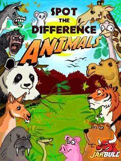 Spot The Difference Animals