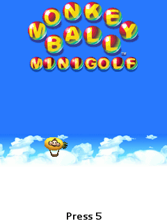 Monkey Ball Minigolf