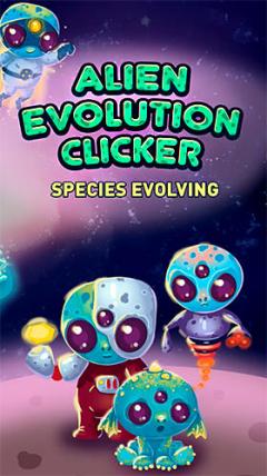 Alien evolution clicker: Species evolving
