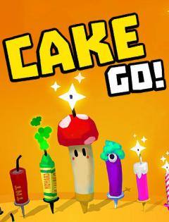 Cake go: Party with candle