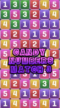 Candy numbers match 3