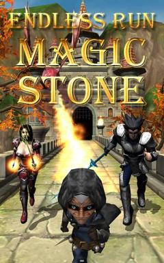 Endless run: Magic stone