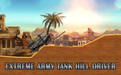 Extreme army tank hill driver