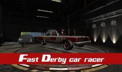 Fast derby car racer