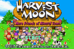Harvest Moon More Friends of Mineral Town