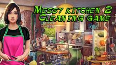 Hidden objects. Messy kitchen 2: Cleaning game