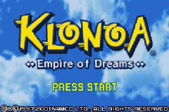 Klonoa Empire of Dreams