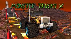 Monster trucks X: Mega bus race