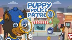 Puppy policeman patrol