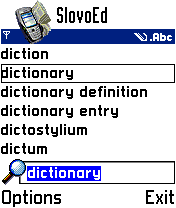 Advanced dictionaries for Series 60