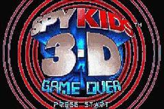 Spy Kids 3D Game Over