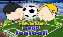 World football 2014. Header world football